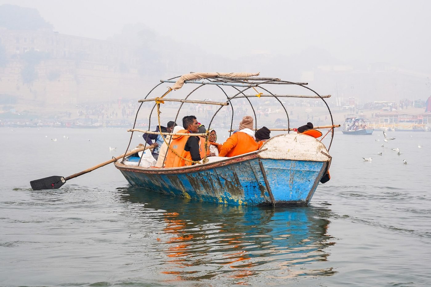 Triveni Sangam confluence at Prayagraj
